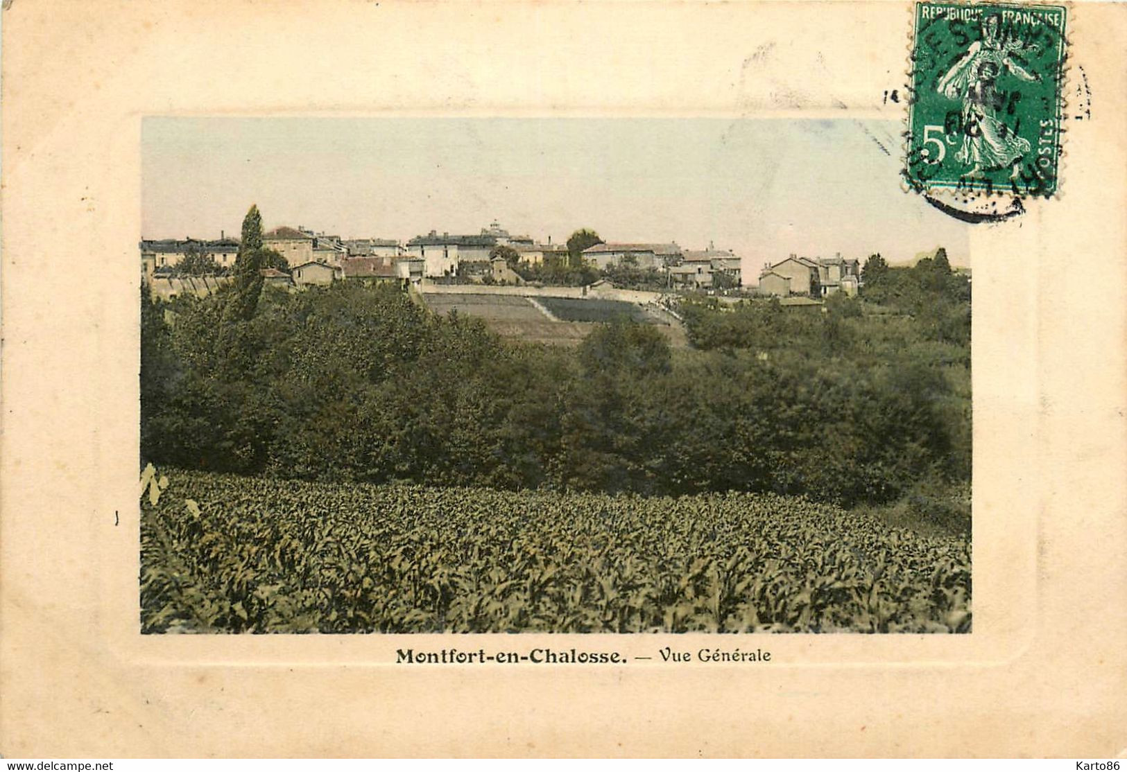 Montfort En Chalosse * Vue Générale Du Village - Montfort En Chalosse