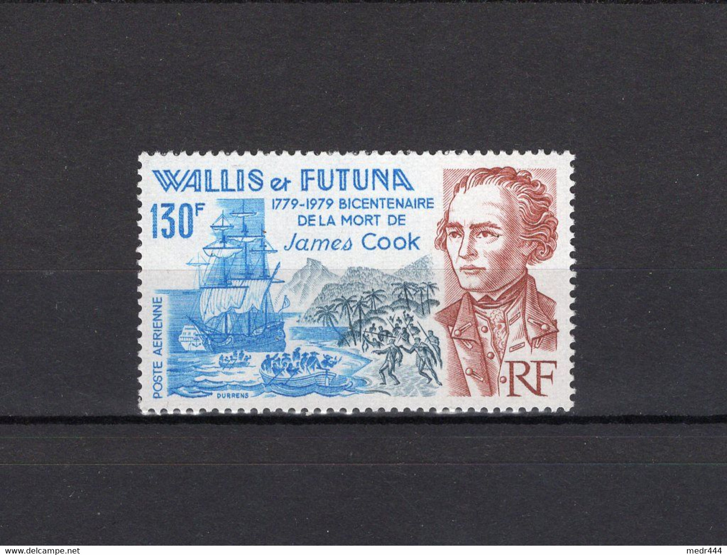 Wallis And Futuna 1979 - The 200th Anniversary Of The Death Of  Captain Cook 1728-1779 - Airmail Stamp - MNH** - Lettres & Documents