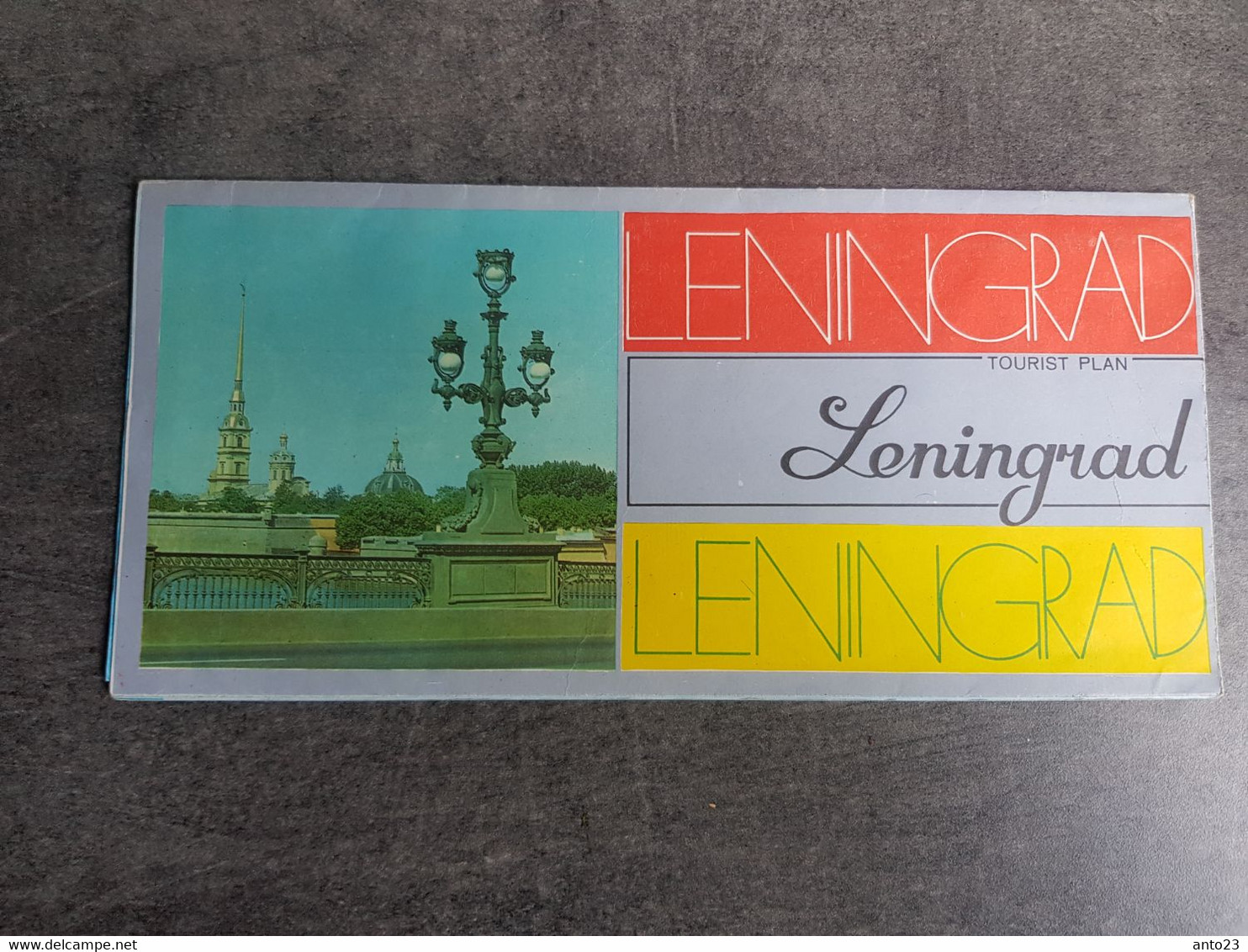 USSR. Leningrad  - Plan Touristique - Wereld