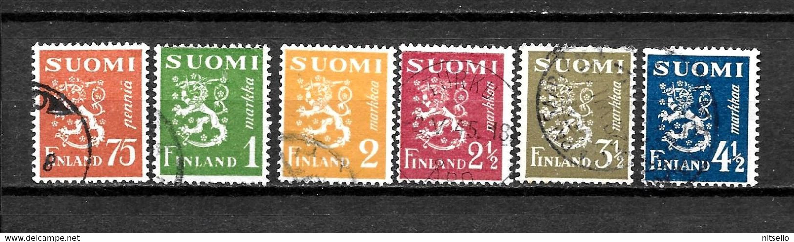 LOTE 2211  ///  FINLANDIA  -  YVERT Nº: 255/260      ¡¡¡ OFERTA - LIQUIDATION - JE LIQUIDE !!! - Used Stamps