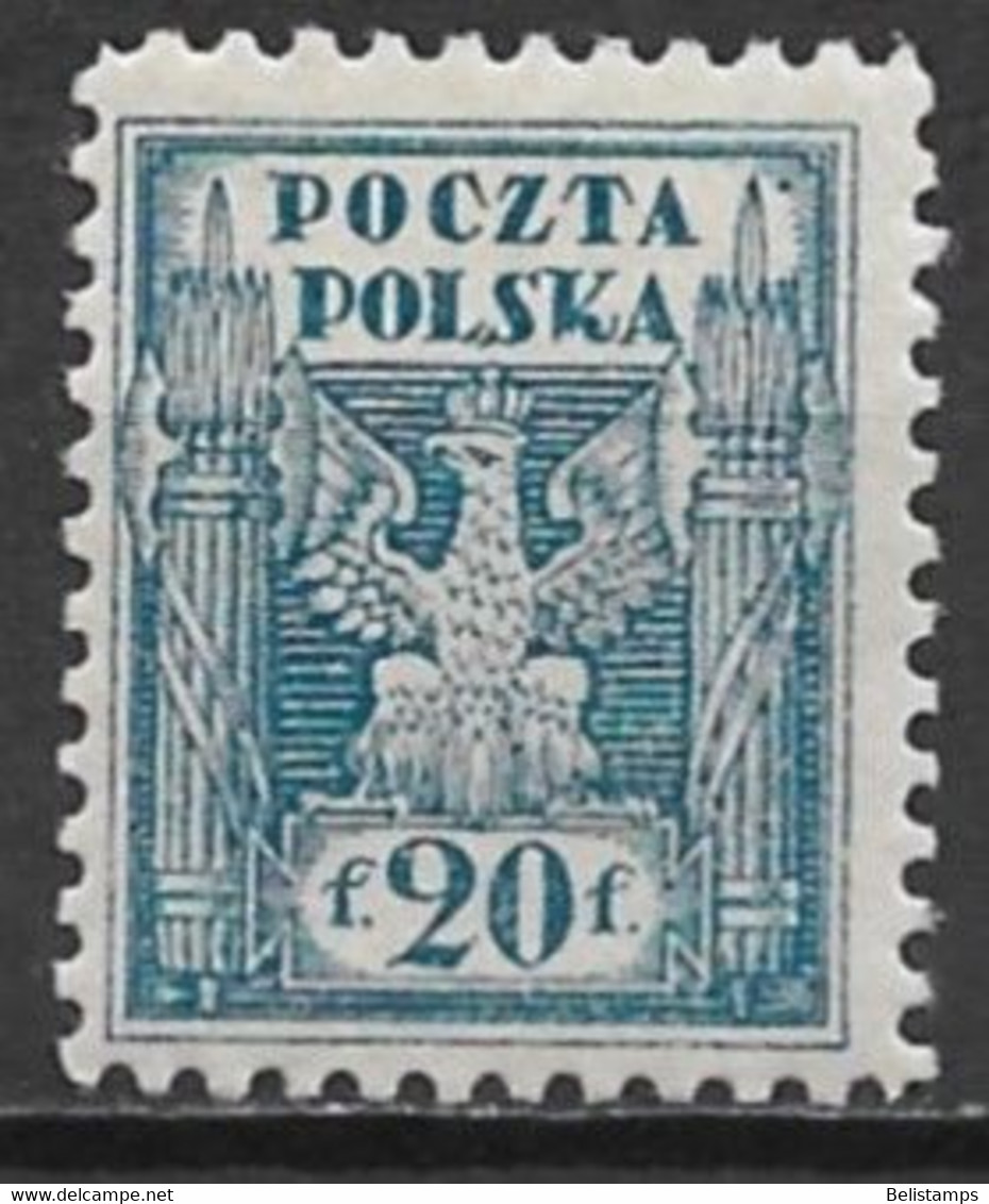 Poland 1919. Scott #99 (MH) Polish Eagle - Neufs