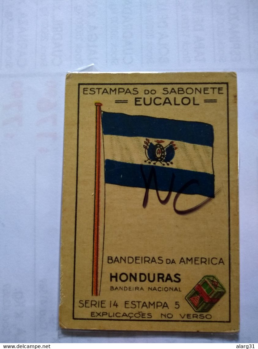 Honduras.1900/40.cromo No Postcard.cig Card.patricios.giant.2 Cromo.soap.eucalol.best Cond - Honduras