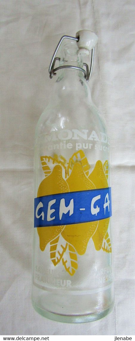 Ancienne Bouteille De Limonade GEM CA - Autres & Non Classés