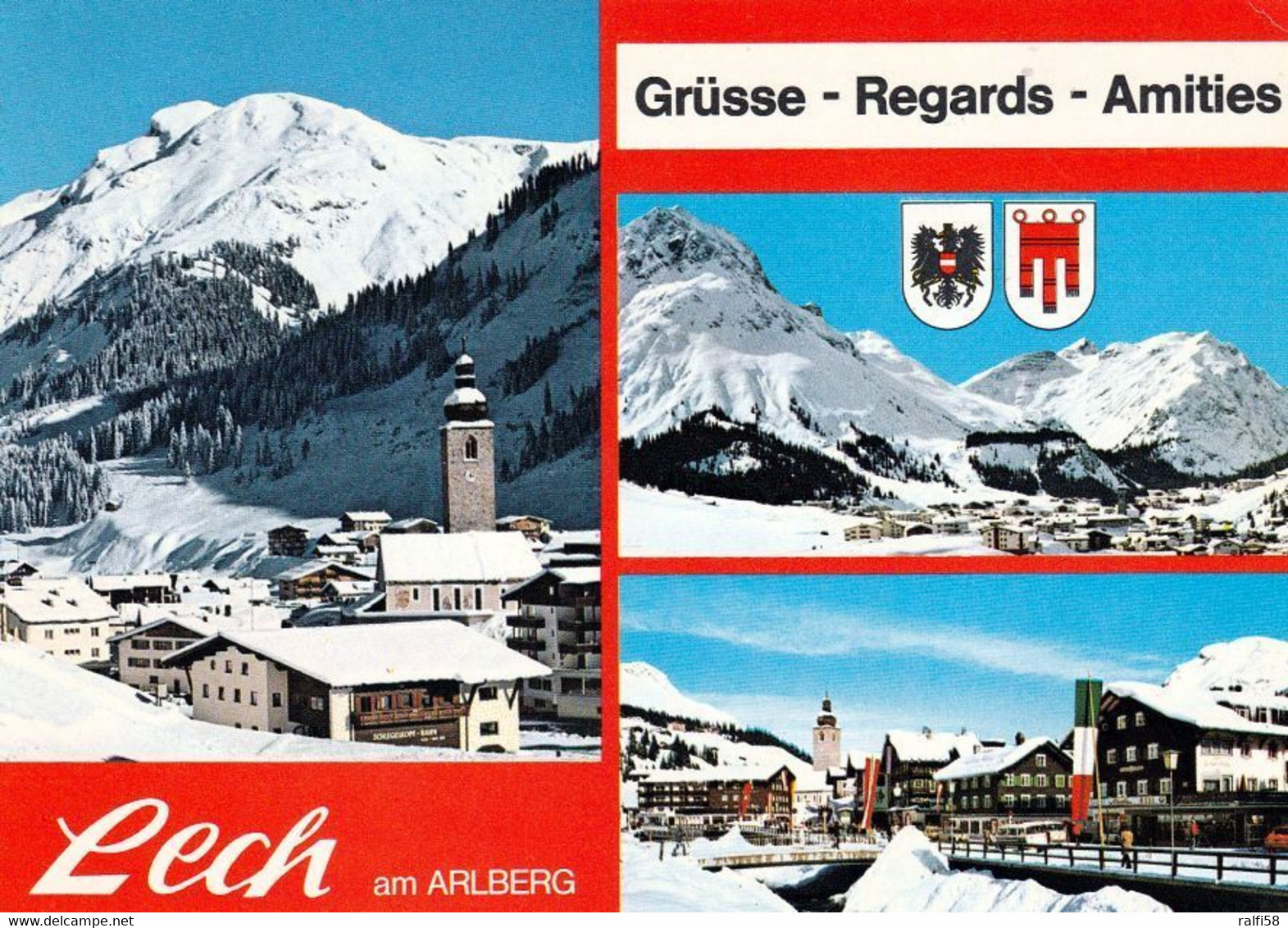 5 AK Österreich Vorarlberg * Ansichten Von Lech Am Arlberg Im Winter - 5 Mehrbildkarten * - Lech