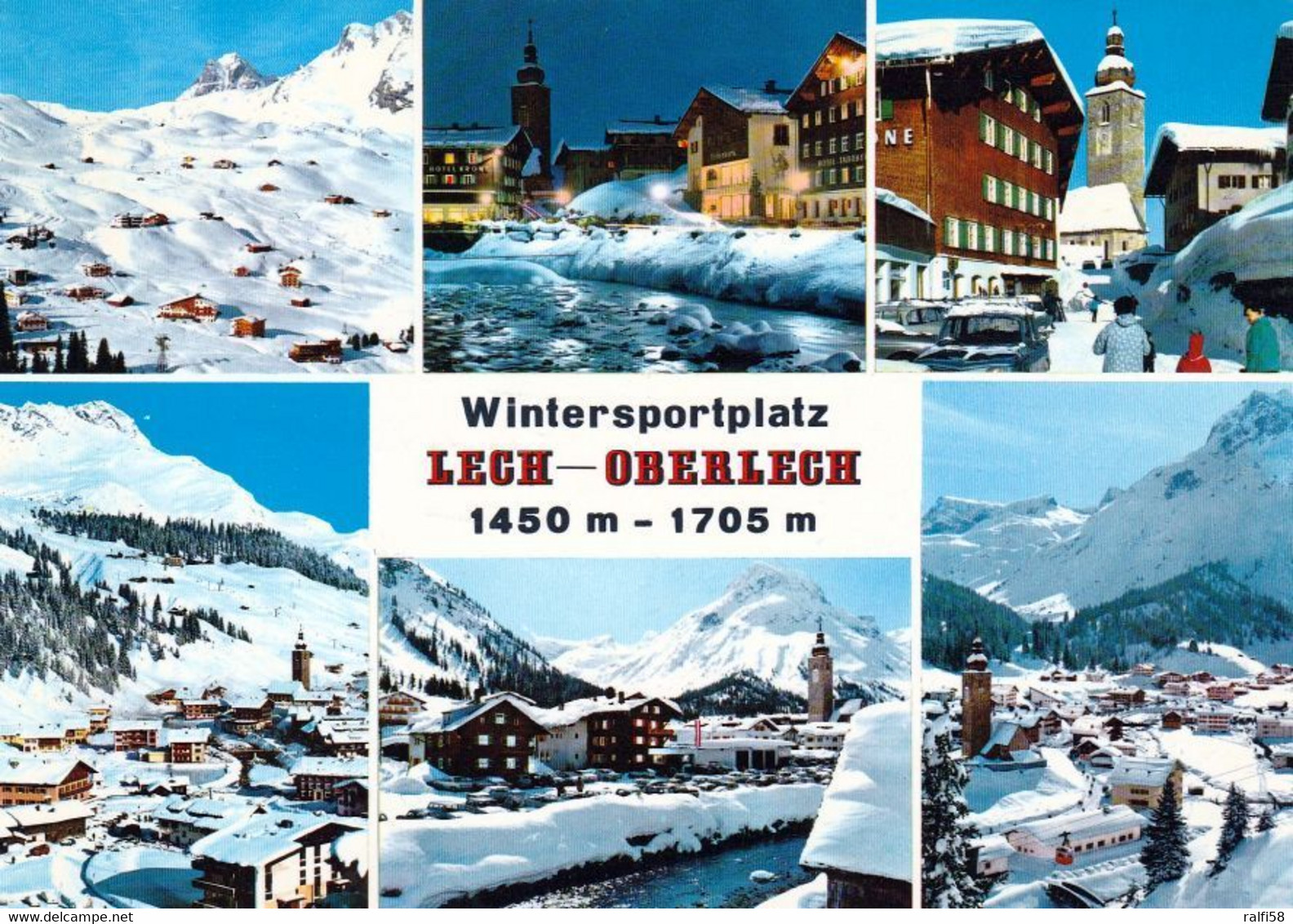 5 AK Österreich Vorarlberg * Ansichten Von Lech Am Arlberg Im Winter - 5 Mehrbildkarten * - Lech