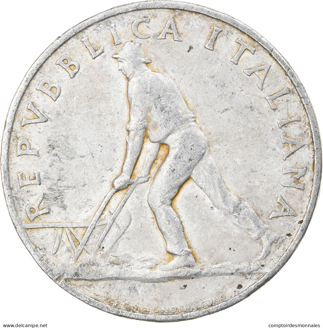 Monnaie, Italie, 2 Lire, 1948, Rome, TB+, Aluminium, KM:88 - 2 Lire