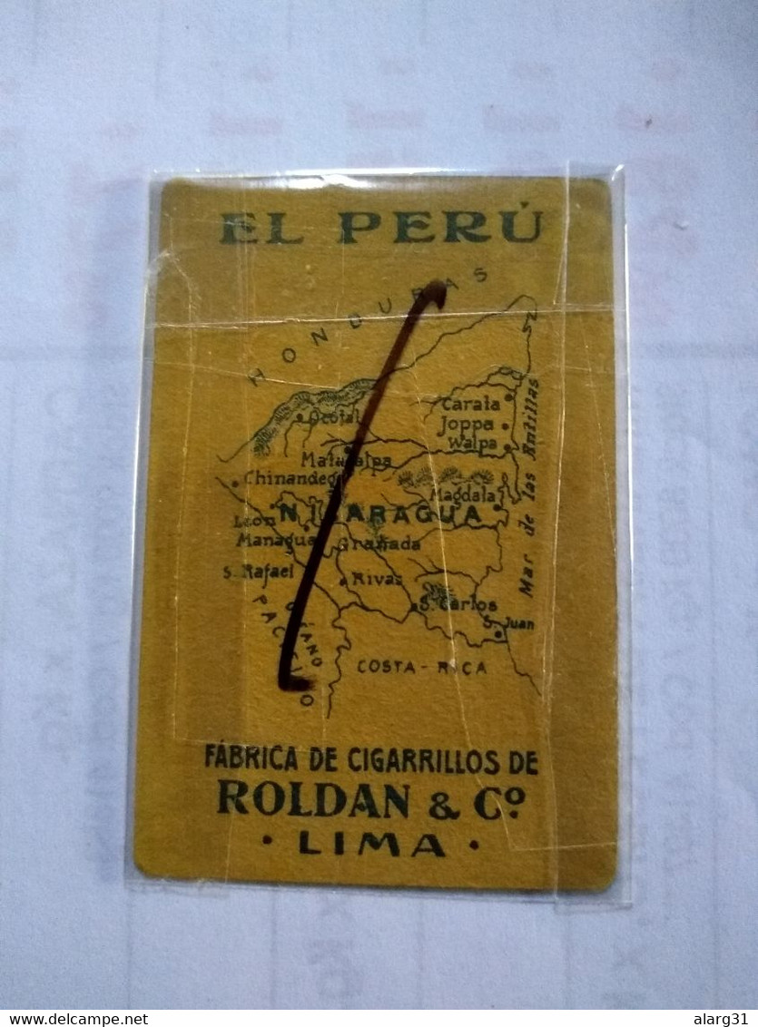 Nicaragua.cromos (3) No Postcard.flag.patricios Cig.el Perú Cig.card.roldan.president.flag.coin.map.eucalol Soap Cromo - Nicaragua