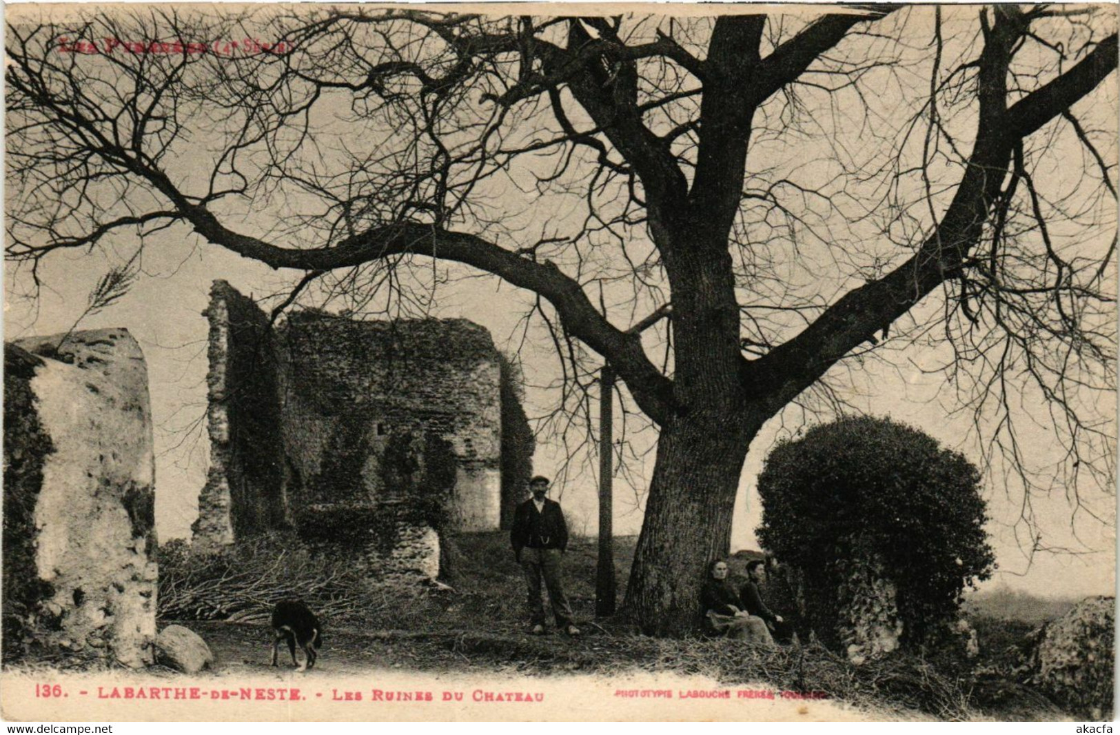 CPA AK LABARTHE De NESTE Les Ruines Du Chateau (414995) - La Barthe De Neste