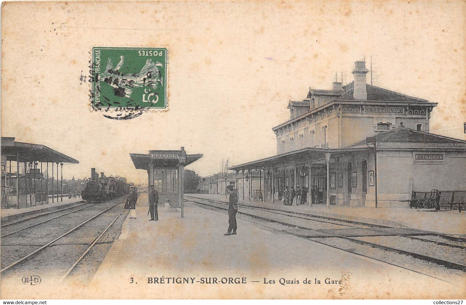 91-BRETIGNY-SUR-ORGE- LES QUAIS DE LA GARE - Bretigny Sur Orge