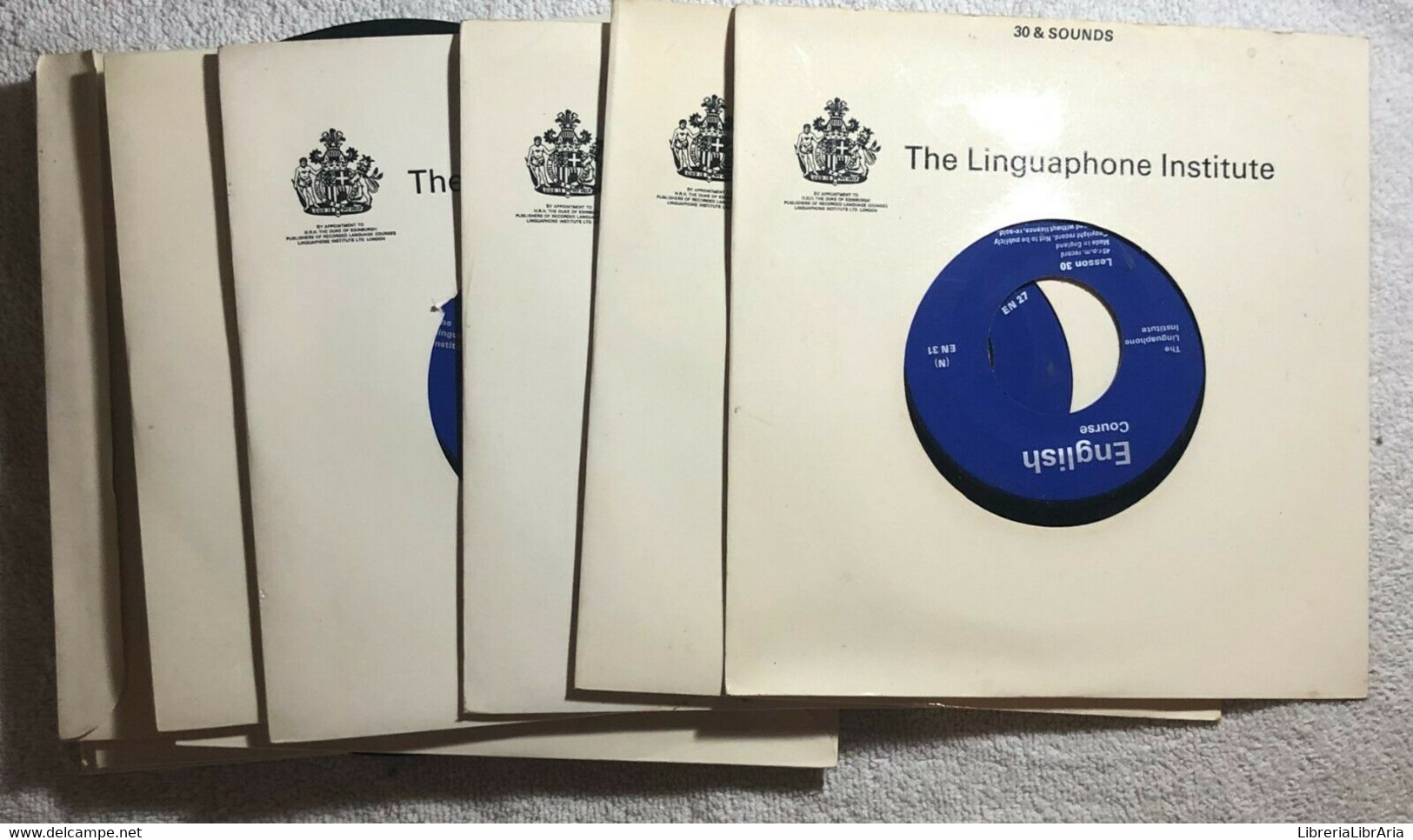 16 Dischi The Linguaphone Institute 1-30 Completa Vinile Di Aa.vv.,  The Linguap - Cours De Langues