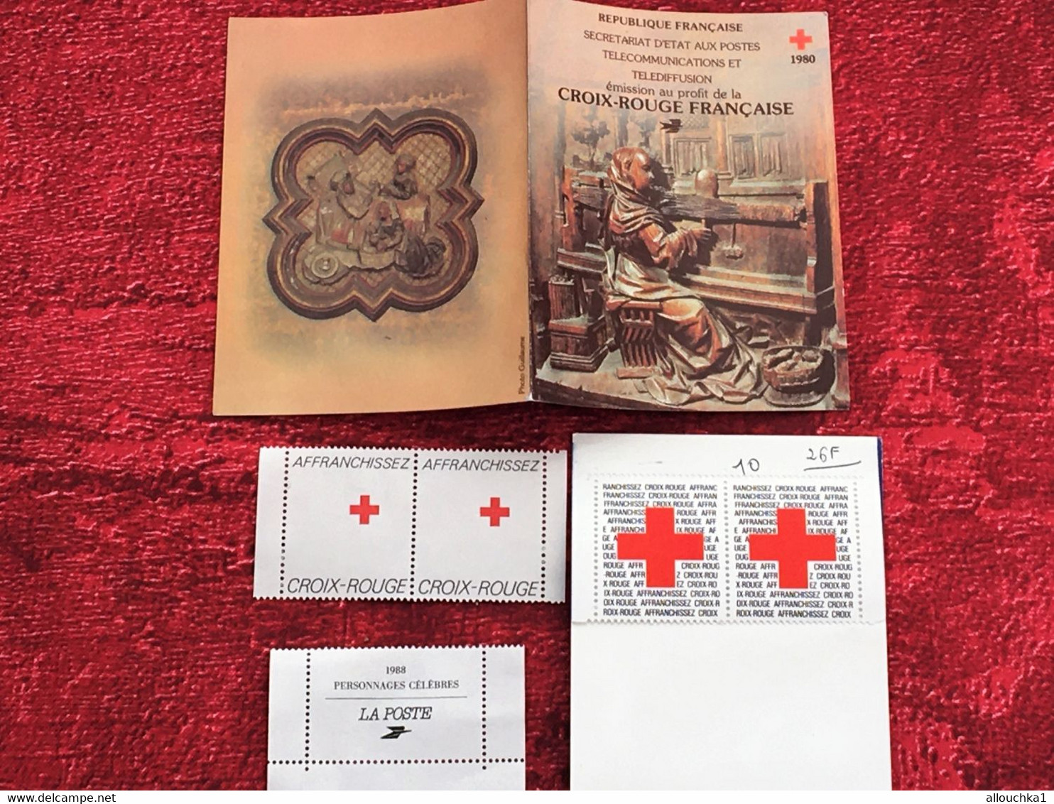 Croix Rouge  Red Cross Vignettes Et Support Erinnophilie,Vignette,stamp,Timbre,Label,Sticker-Aufkleber-Bollo-Viñeta- - Croce Rossa