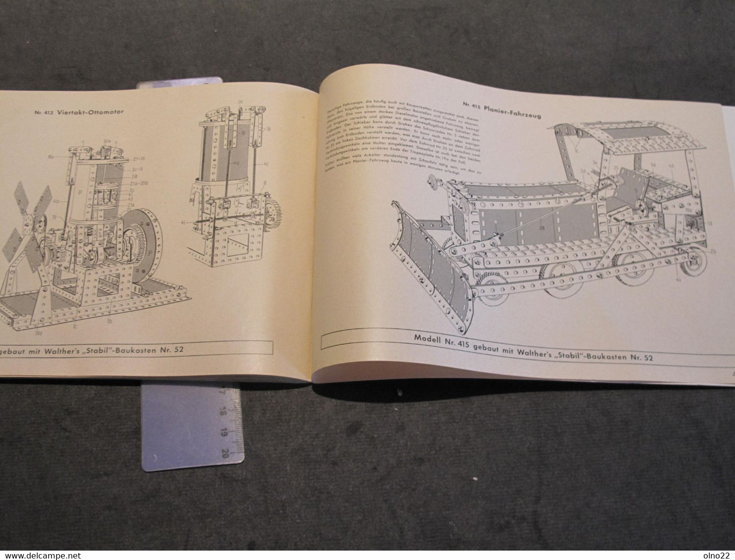 WALTHER s STABIL METALL-BAUKASTEN - CATALOGUE 50 ANS 1906/1956