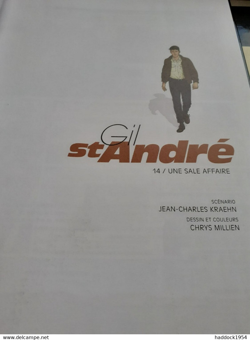 Une Sale Affaire GIL SAINT ANDRE JEAN-CHARLES KRAEHN CHRYS MILLIEN Glénat 2021 - Gil Saint André
