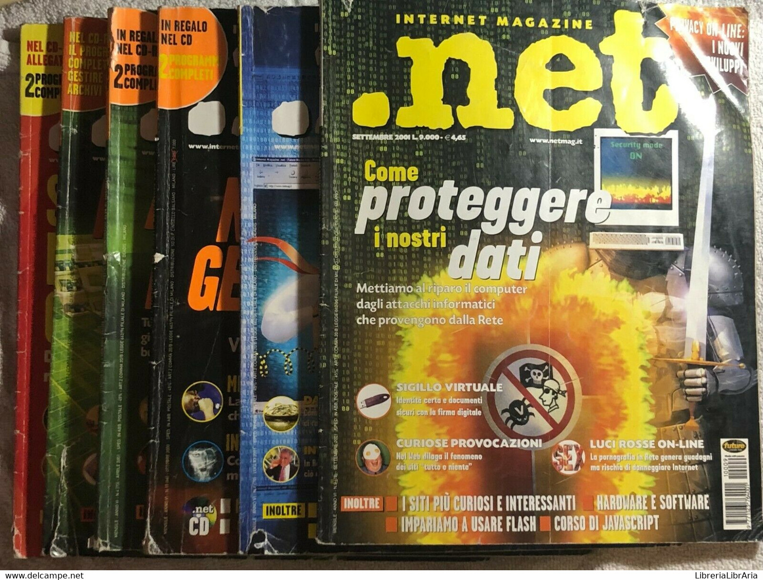 Internet Magazine .net 6 Numeri Di Aa.vv.,  2001,  Future Media Italy - Informatique