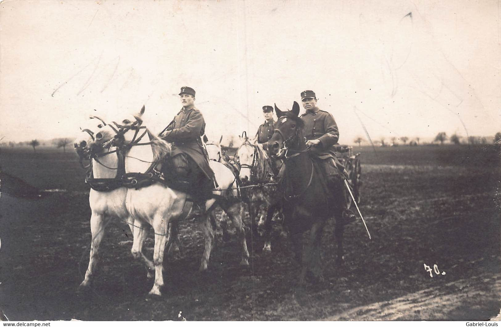 Carte-Photo - Waffenplatz Kloten-Bülach  Militaria - Soldats - Armée Suisse - Schweizer Armee - Cavalerie - Kloten