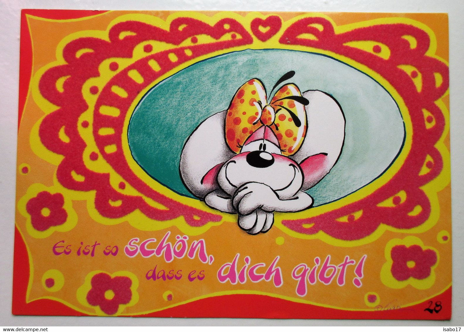 DIDDL Postkarte " Es Ist So Schön Dass Es Dich Gibt " N° 28 - Diddl