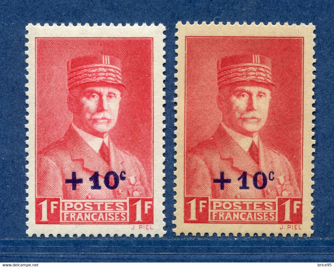 ⭐ France - Variété - YT N° 494 - Couleurs - Pétouille - Neuf Sans Charnière - 1941 ⭐ - Neufs