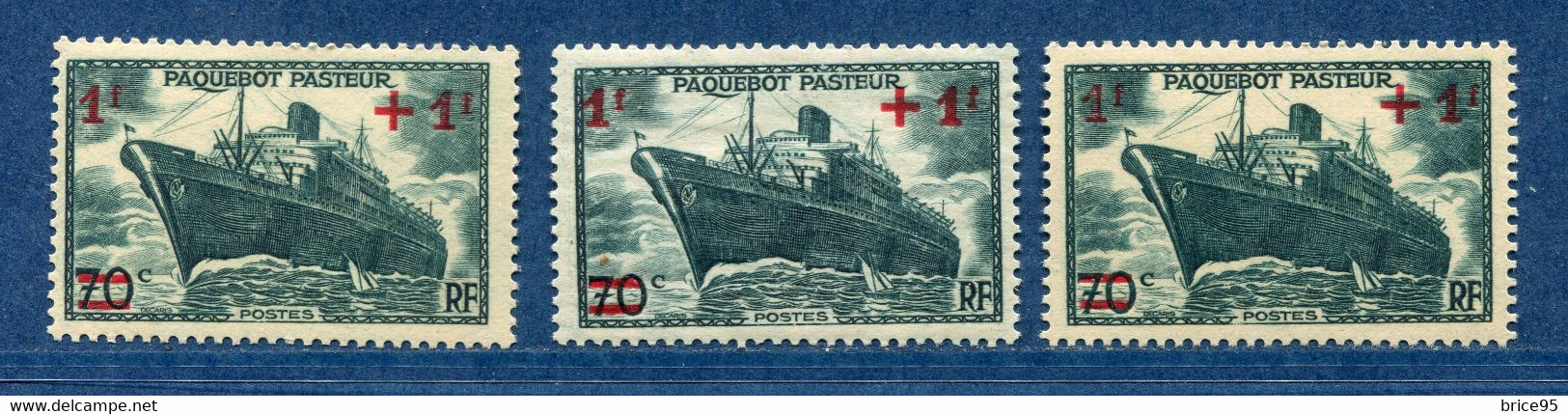 ⭐ France - Variété - YT N° 502 - Couleurs - Pétouille - Gros 1 - 1F Evidé - Neuf Sans Charnière - 1941 ⭐ - Nuovi