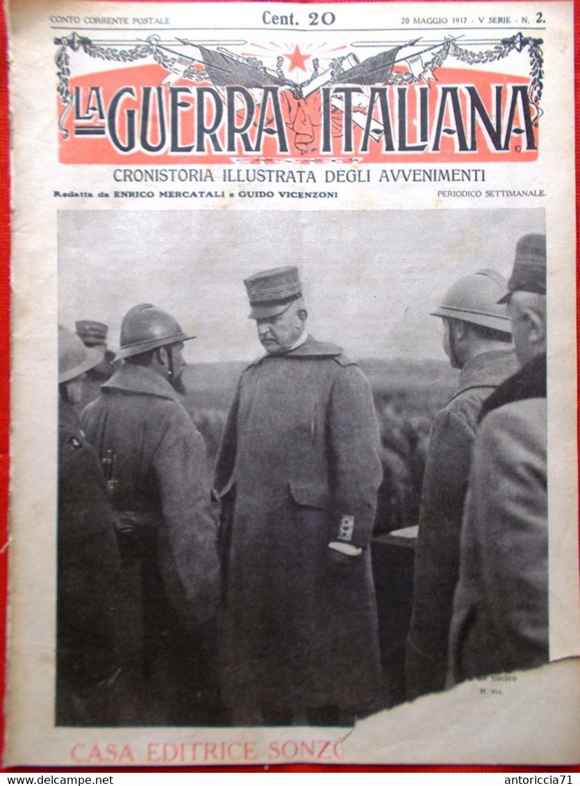 La Guerra Italiana 20 Maggio 1917 WW1 Coni Zugna Parlamentino Interalleato Spie - Weltkrieg 1914-18