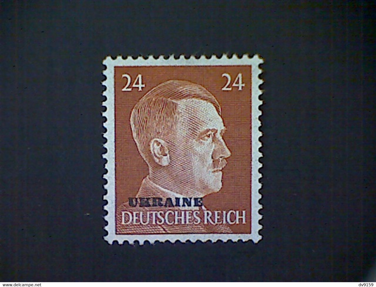 Russia, Scott #N54, Mint (*), 1941, Hitler Overprint Ukraine, 24pf, Orange Brown - 1941-43 Occupation: Germany