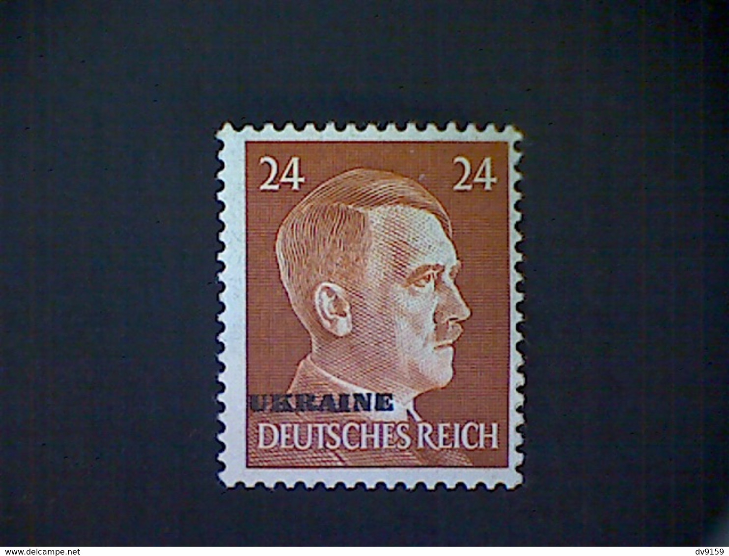 Russia, Scott #N54, Mint (*), 1941, Hitler Overprint Ukraine, 24pf, Orange Brown - 1941-43 Occupation: Germany