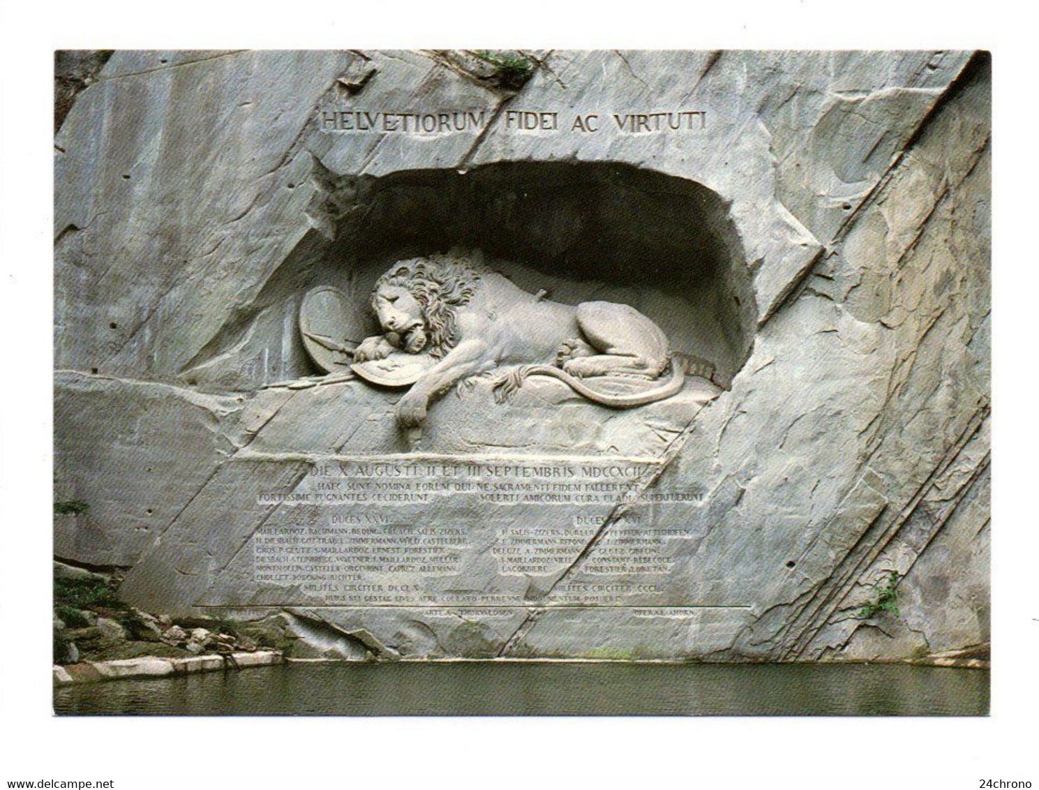 Suisse: Luzern, Lucerne, Lowendenkmal Von Thorwaldsen, Lion (21-280) - Horw