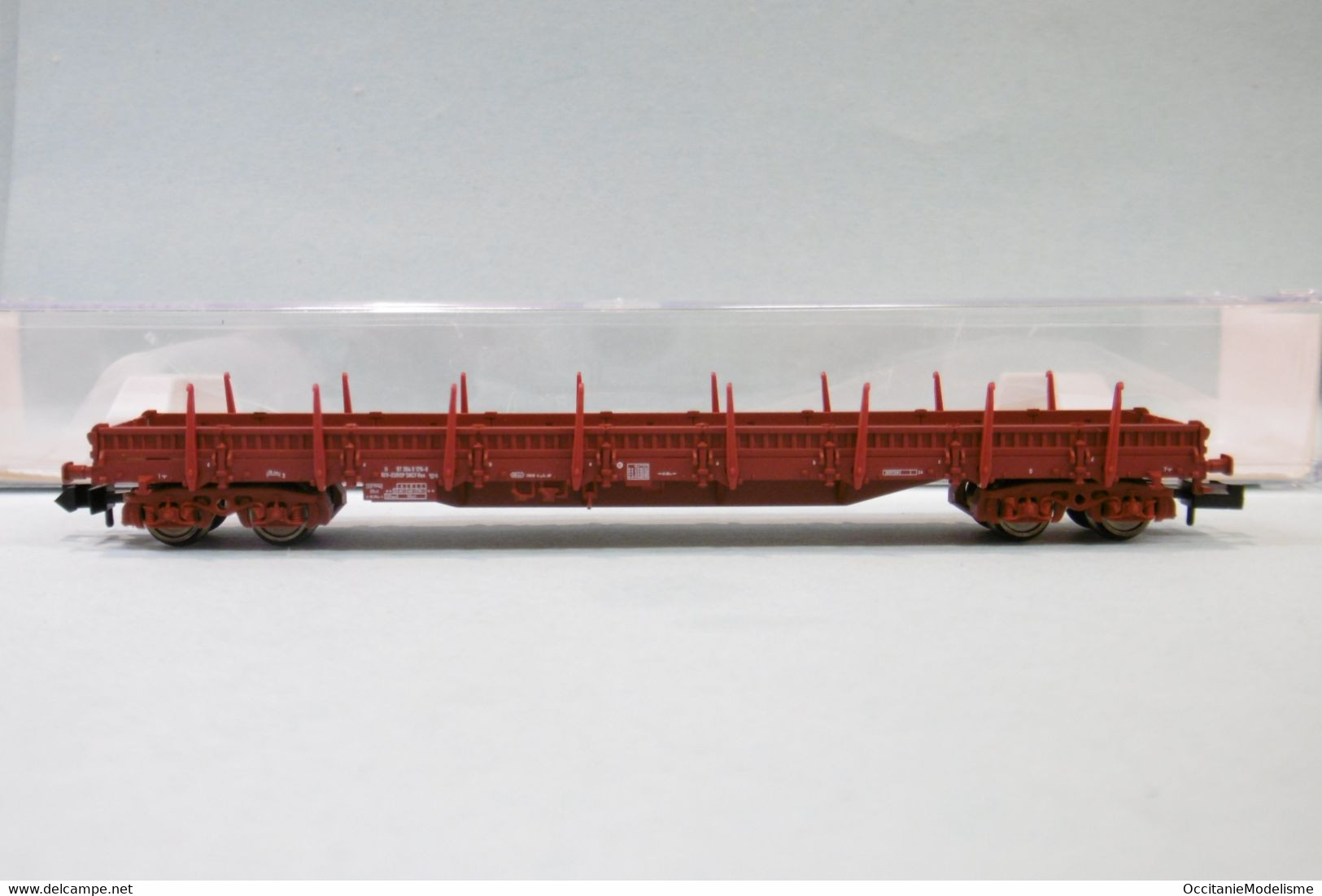 Fleischmann - WAGON PLAT A RANCHERS SNCF Res Réf. 828801 BO N 1/160 - Goods Waggons (wagons)