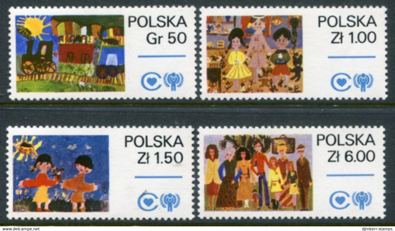 POLAND 1979 Year Of The Child MNH / **.  Michel 2603-06 - Nuovi