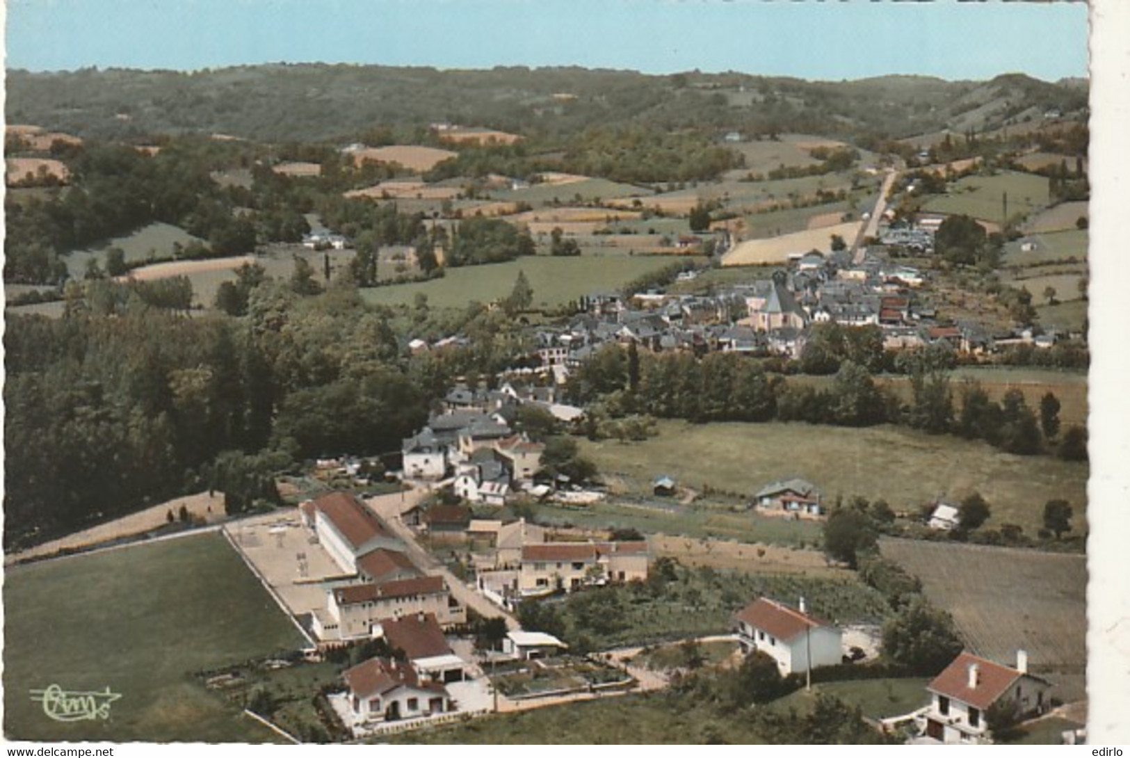 ***  64  ***  LASSEUBE Vue Générale Aérienne  Neuve TTB - Lasseube