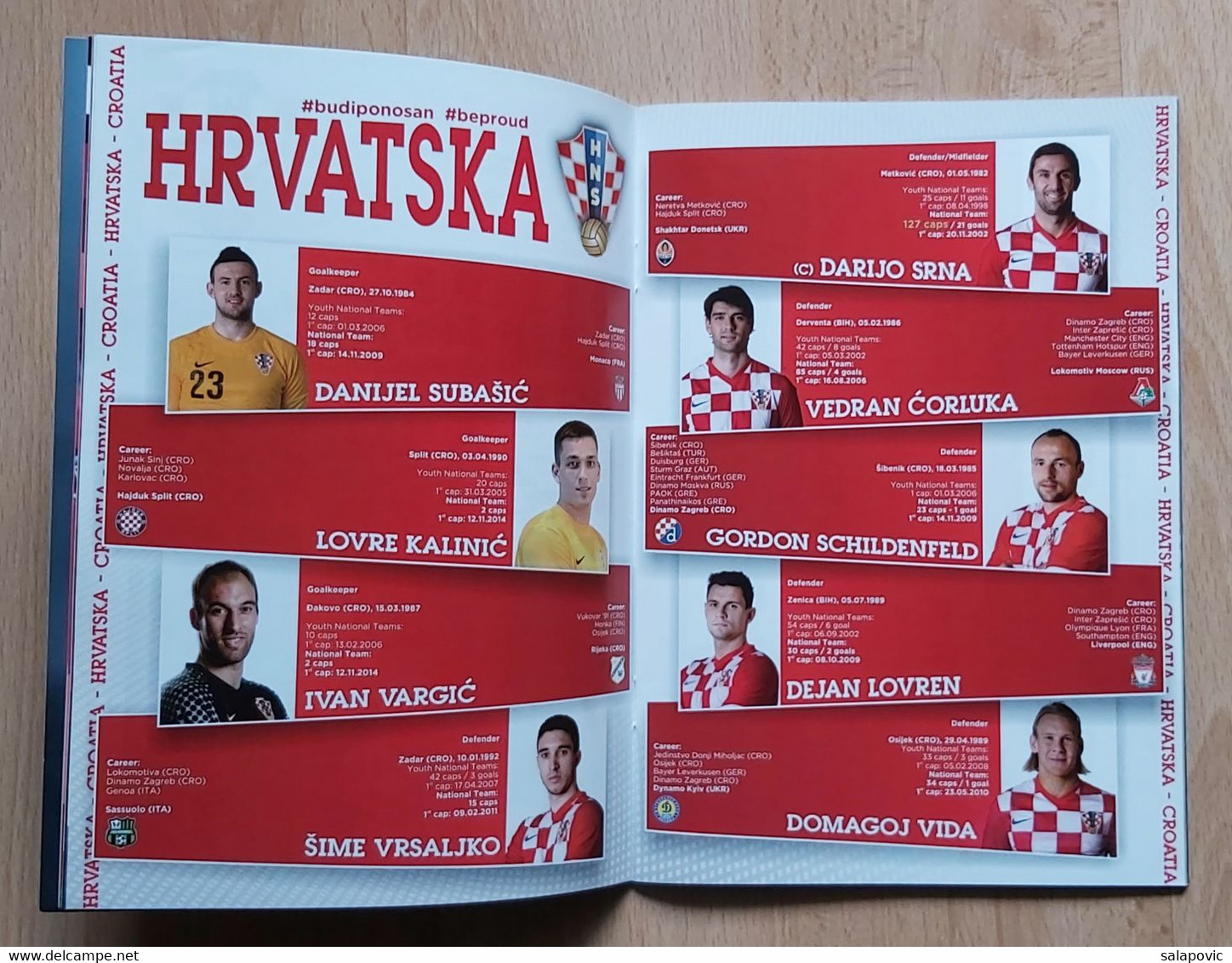 CROATIA Vs ISRAEL - 2016. Friendly Football Match   FOOTBALL MATCH PROGRAM - Livres