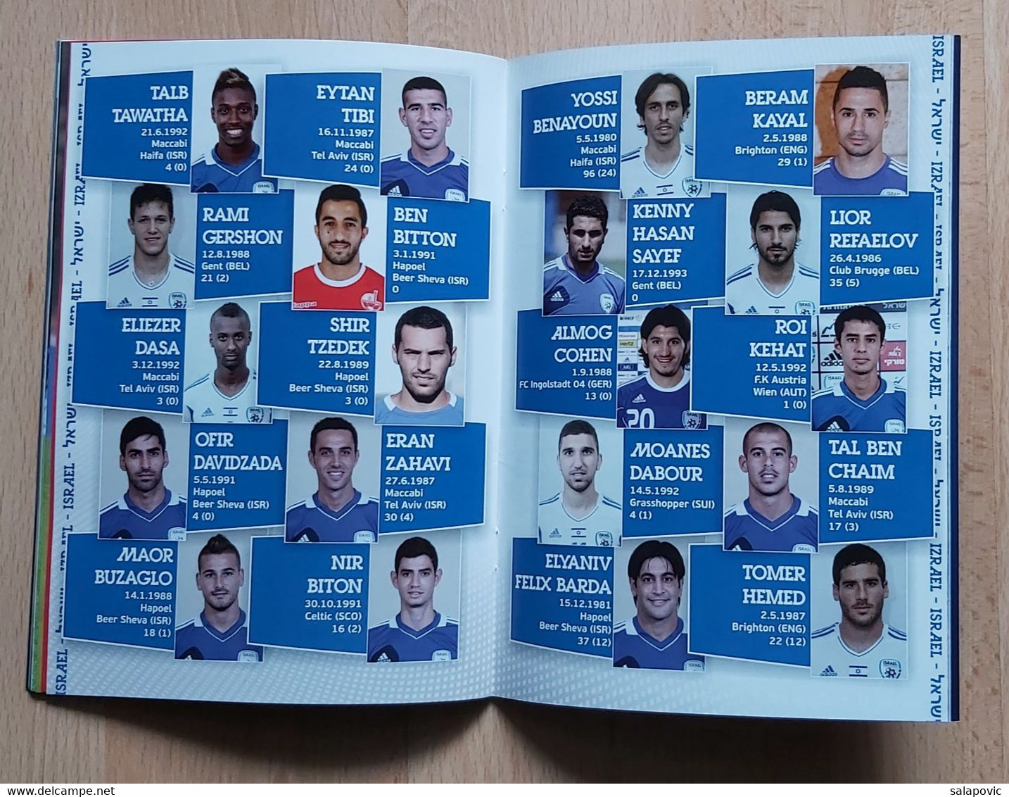 CROATIA Vs ISRAEL - 2016. Friendly Football Match   FOOTBALL MATCH PROGRAM - Libros