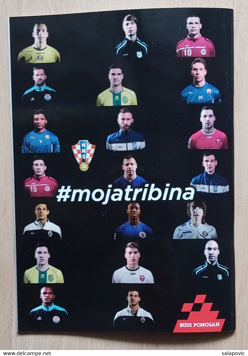 CROATIA v Gibraltar 2015 FRIENDLY FOOTBALL MATCH PROGRAM