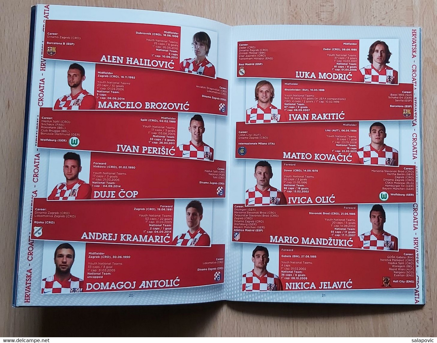 CROATIA V Azerbaijan  - 2014 UEFA EURO Qualifiers FOOTBALL MATCH PROGRAM - Libri