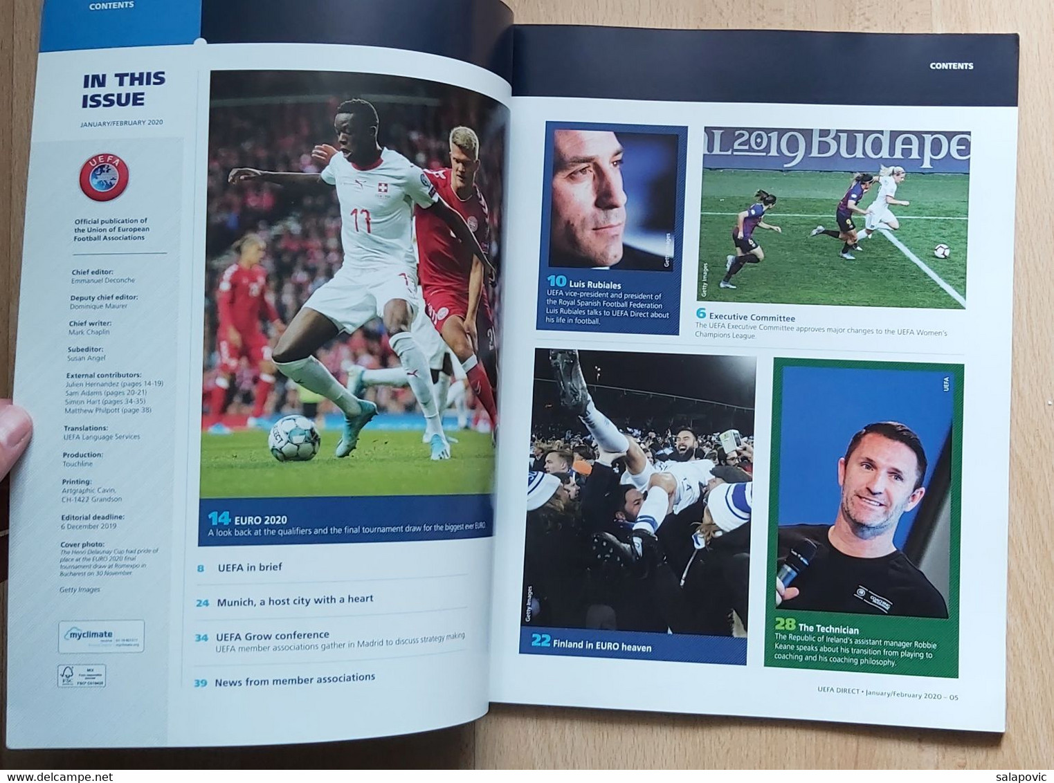 UEFA DIRECT NR.188 JANUARY/FEBRUARY 2020, MAGAZINE - Bücher