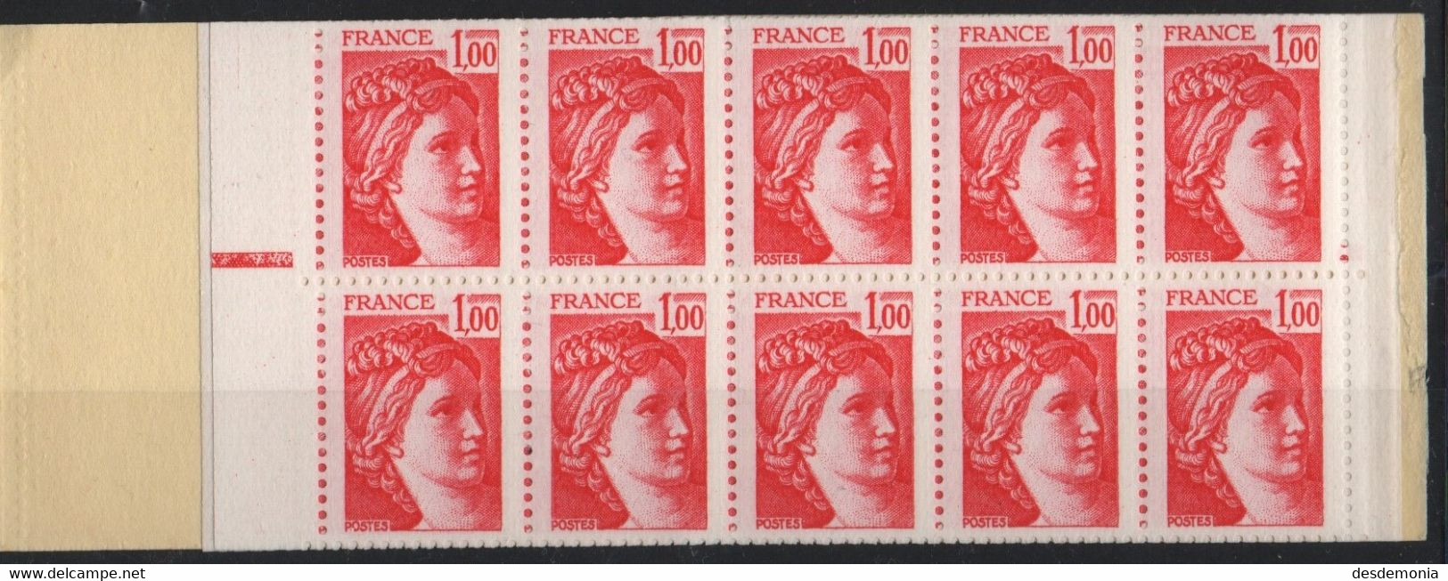 France Maury Carnet 419 (Yvert 2059-C4) ** Sabine De Gandon Conf 8 Avec Repère électronique Rouge - Cuadernillos
