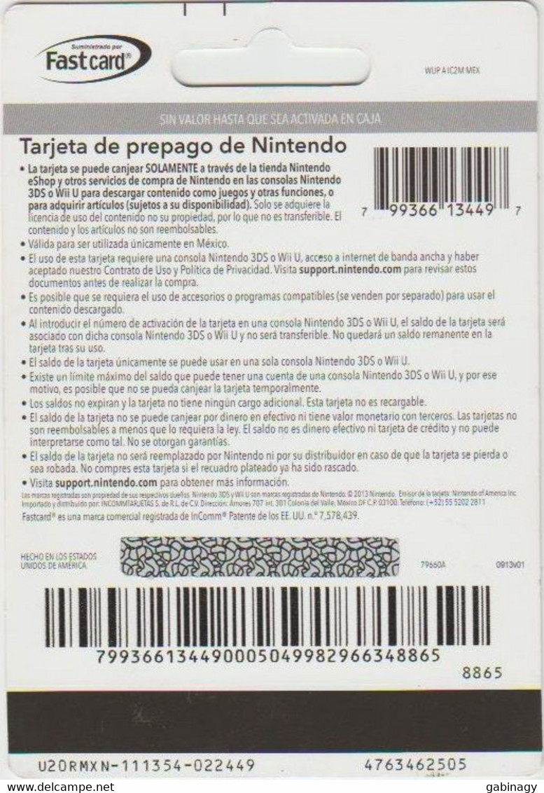 Mexico Nintendo eShop Gift Card