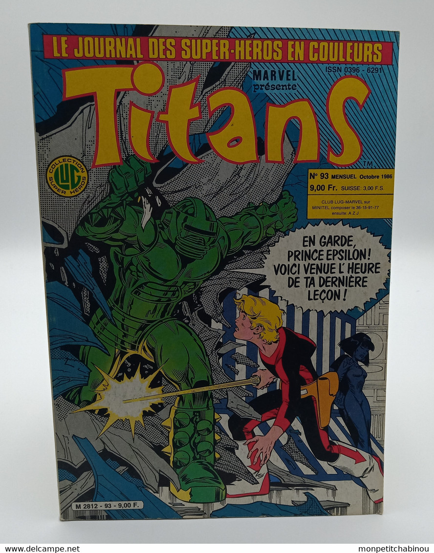 Comic TITANS N°93 (Octobre 1986) - Titans