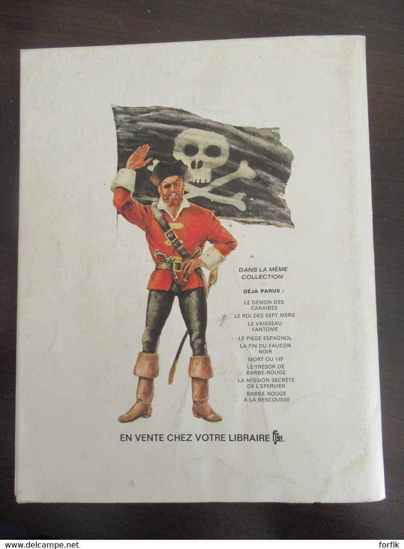 Charlier - BD Barbe-Rouge n°7 - L'Ile de l'Homme Mort - Edition Elf 1972 - Broché, Couverture souple - BE