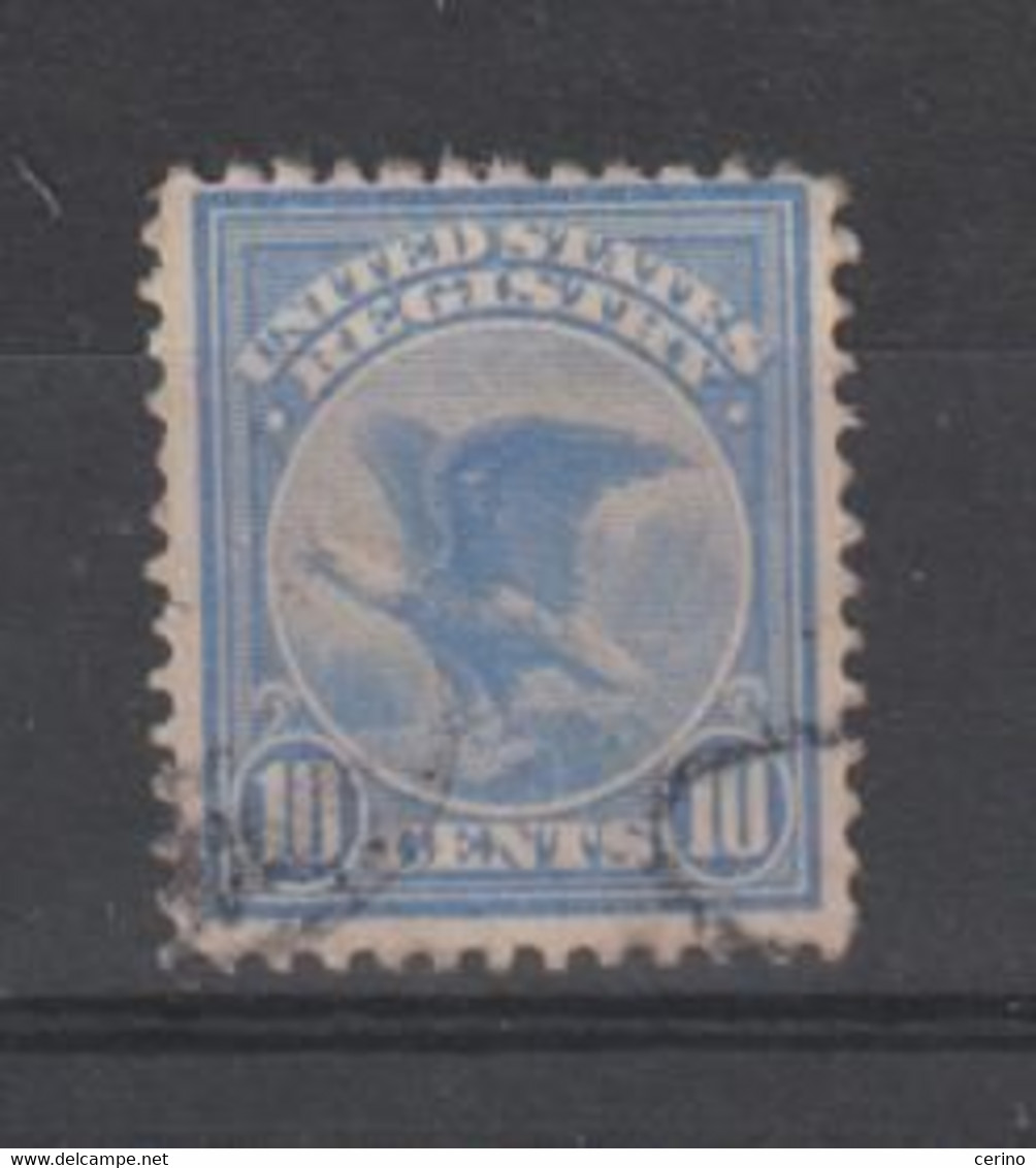 U.S.A.:  1911  BY REGISTERED MAIL -  10 C. USED  STAMP  -  YV/TELL  2 - Express & Recommandés