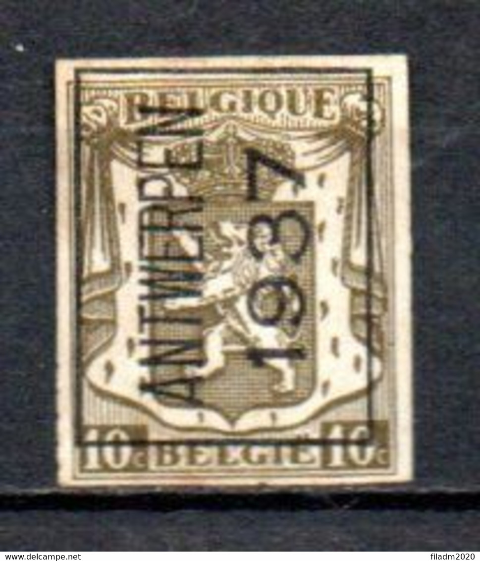 PREO 327 ND Op Nr 420 ANTWERPEN 1937 - Positie A (cataloguswaarde 7000 Fr) - Typos 1936-51 (Kleines Siegel)