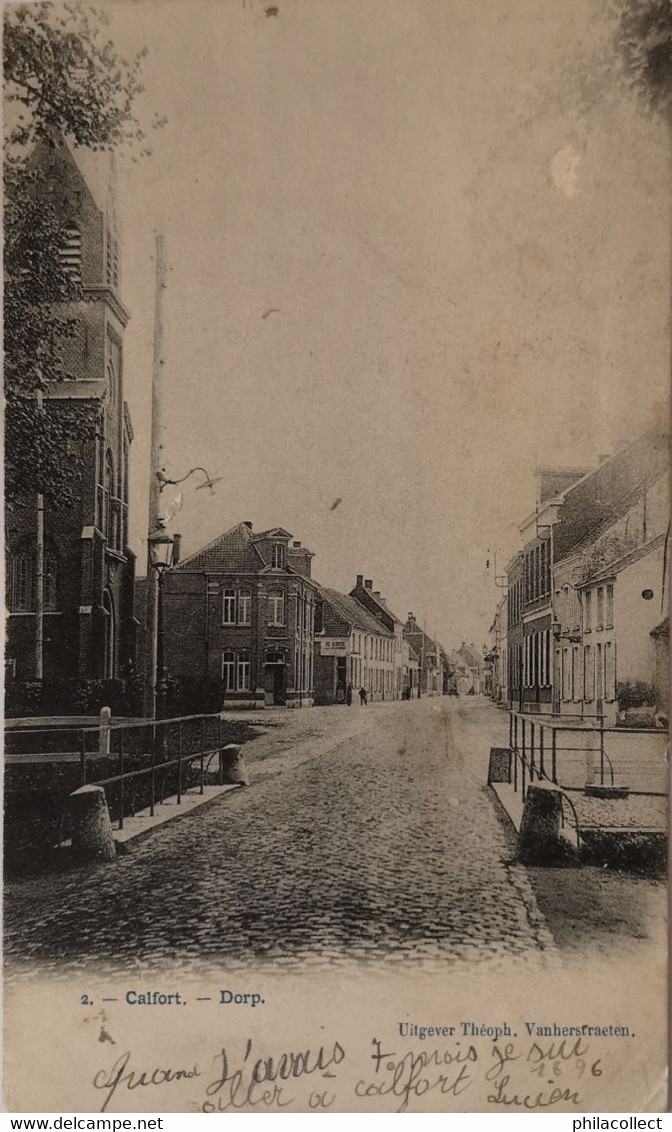 Kalfort - Calfort (Puurs) Dorp (ander Zicht) 1906 Uitg. Theoph. Vanherstraeten - Puurs