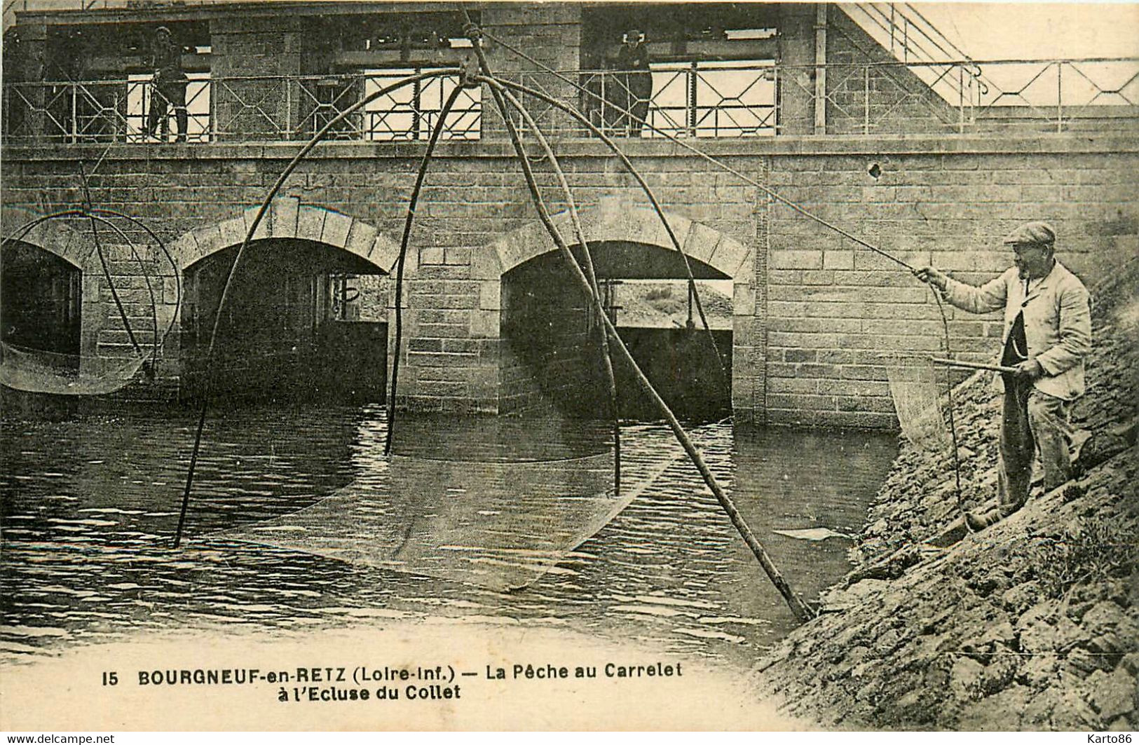 Bourgneuf En Retz * La Pêche Au Carrelet à L'écluse Du Collet * Pêcherie - Bourgneuf-en-Retz