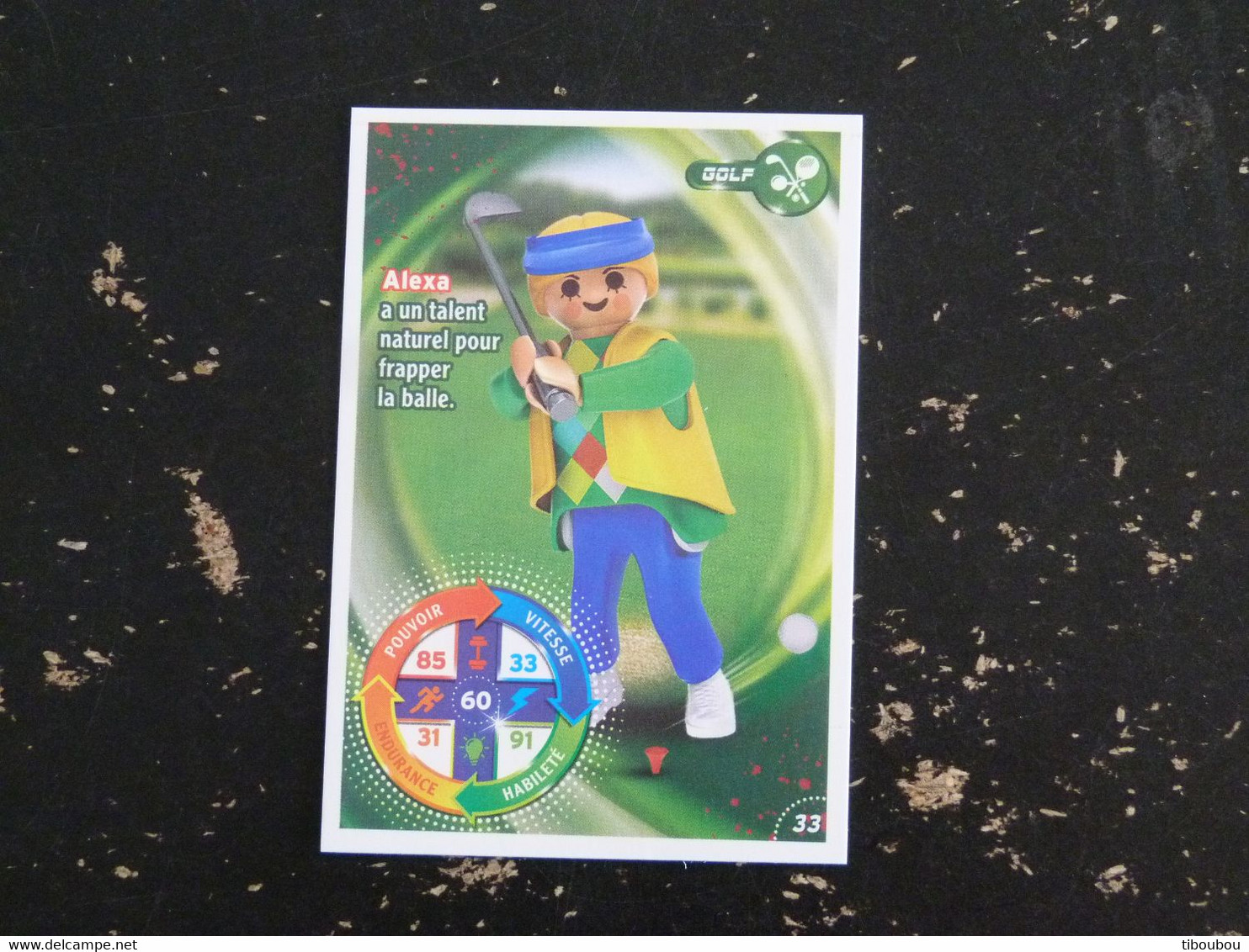 CARTE CARREFOUR PLAYMOBIL N° 33 - GOLF - Sonstige & Ohne Zuordnung