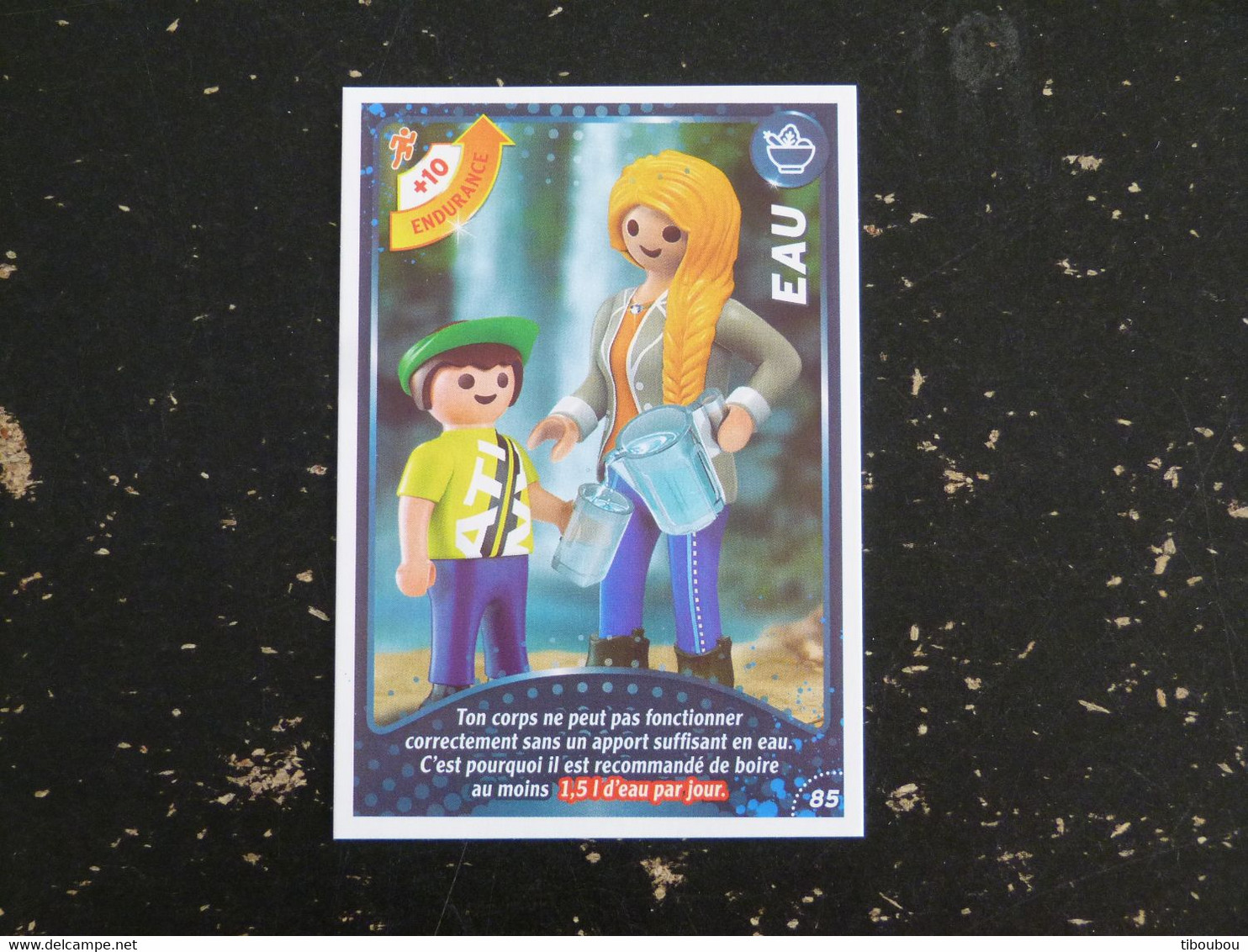 CARTE CARREFOUR PLAYMOBIL N° 85 - EAU WASSER WATER - Andere & Zonder Classificatie