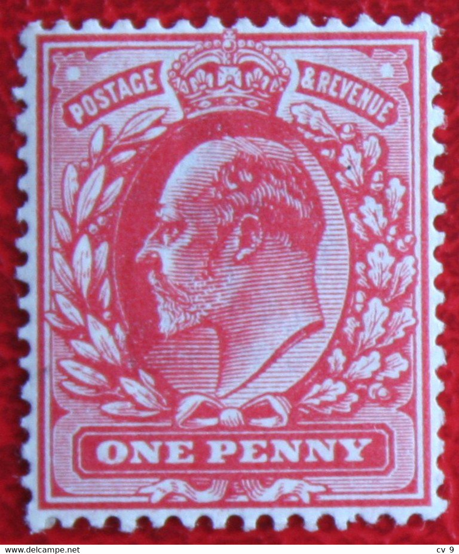 1 D One Penny King Edward VII (Mi 104 A) 1902 Ongebruikt MH ENGLAND GRANDE-BRETAGNE GB GREAT BRITAIN - Unused Stamps