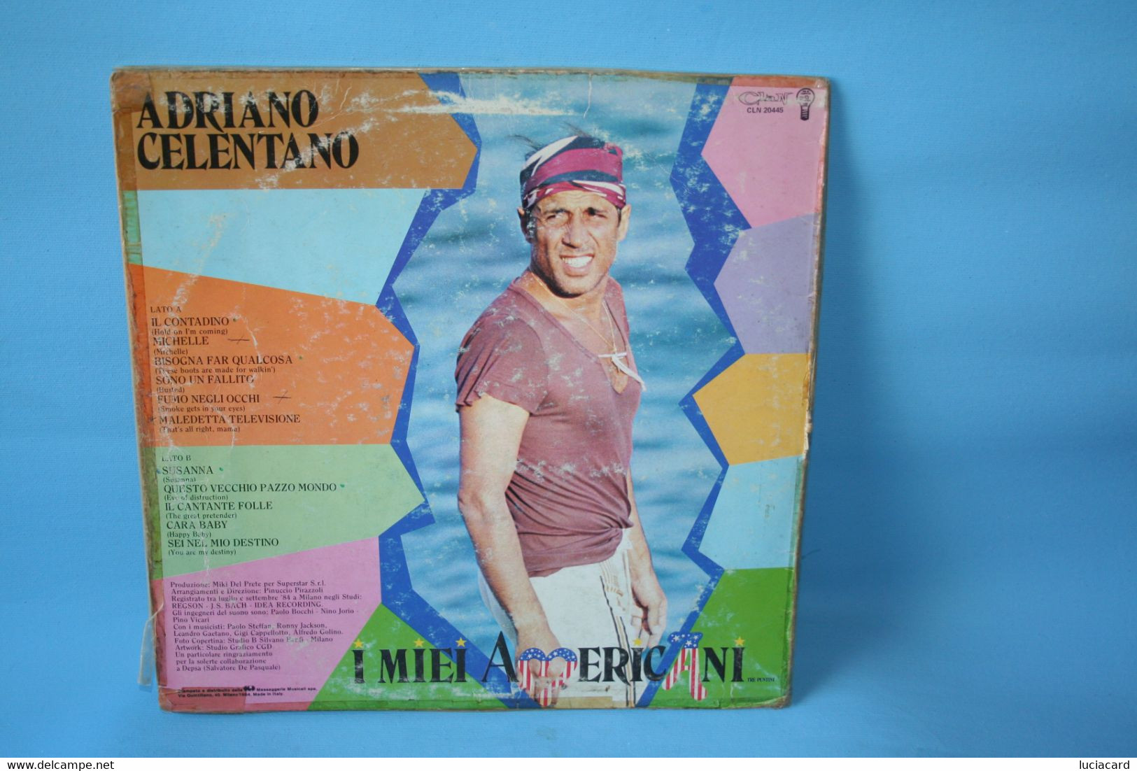 ADRIANO CELETANO I MIEI AMERICANI LP 33 GIRI DISCO VINILE - Other - Italian Music