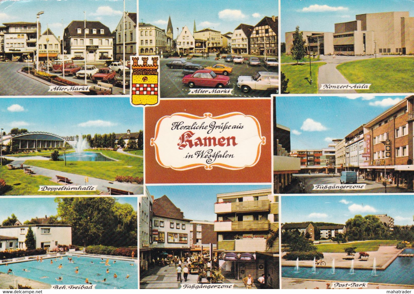 Germany - Kamen - Multi View - Mailed 1981 - Kamen