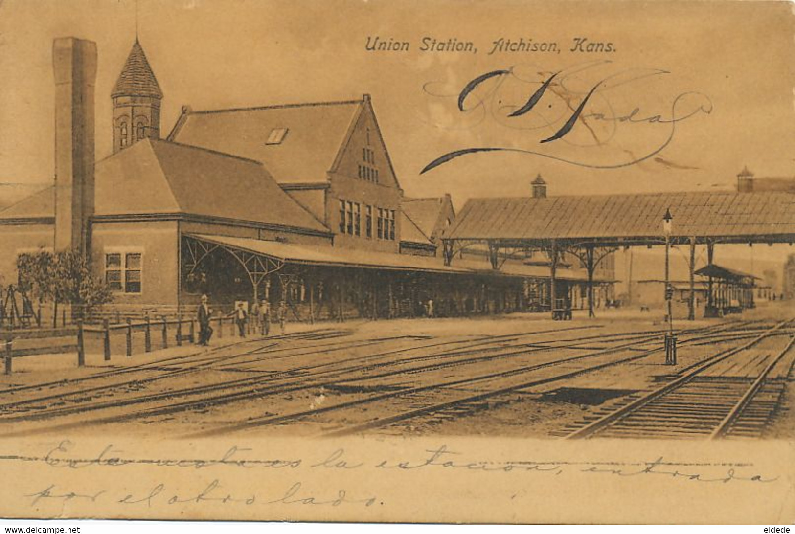 Atchison Union Station  Gare  Used To Cuba - Otros & Sin Clasificación