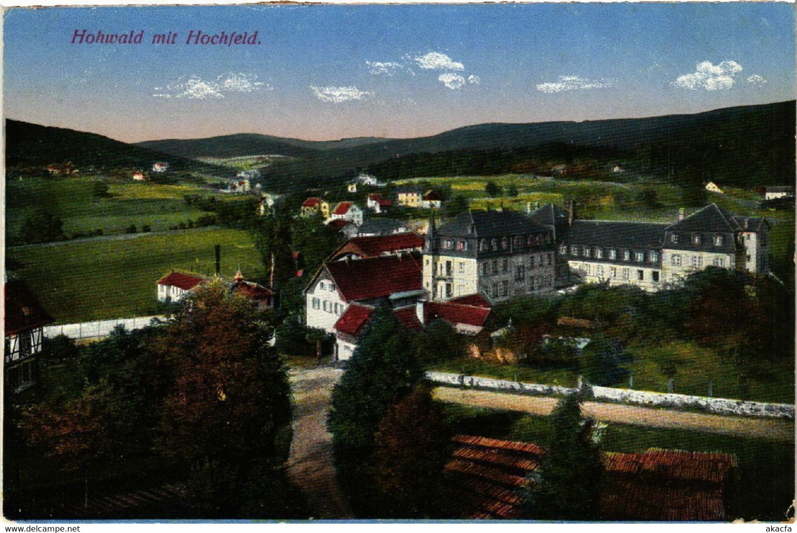 CPA AK Le HOHWALD - HOHWALD Mit HOCHFELD - Vue Générale (488013) - Hochfelden