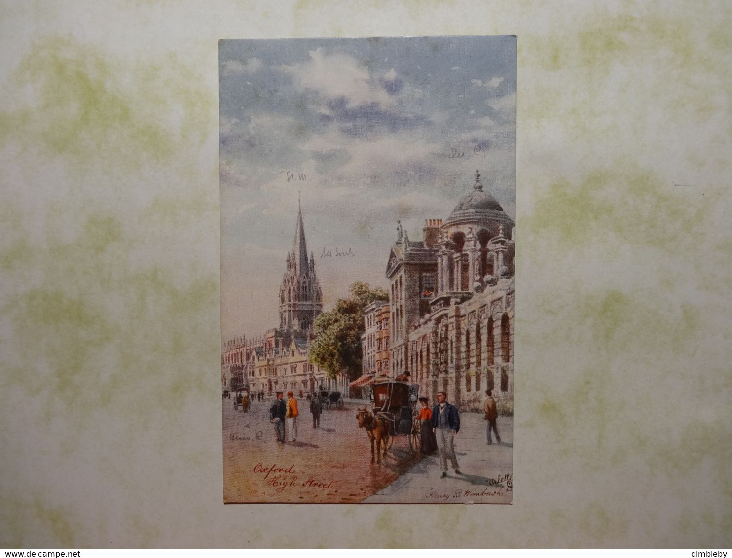 PICTURESQUE OXFORD - High Street /  H.B. WIMBUSH (4501) - Wimbush